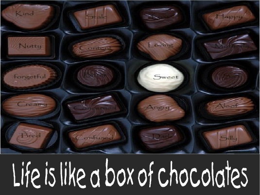 life is like a box of chocolate 1a