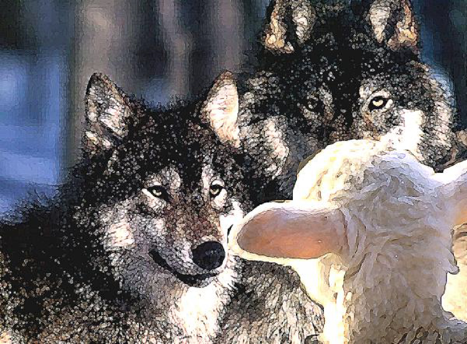 Волк наблюдает. Два волка. Агнец среди Волков. Овца среди Волков. Ягненок среди Волков.